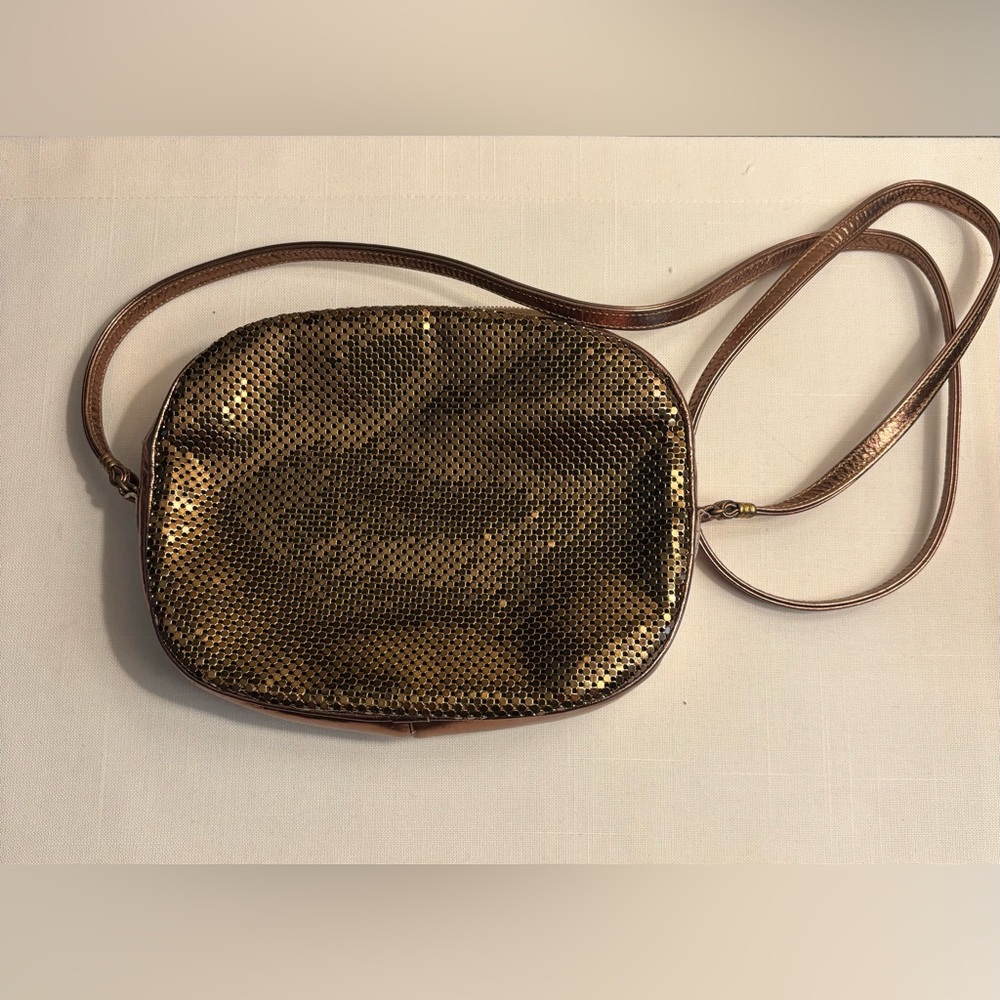 1980s Whiting & Davis Liquid Metal Mesh Bag